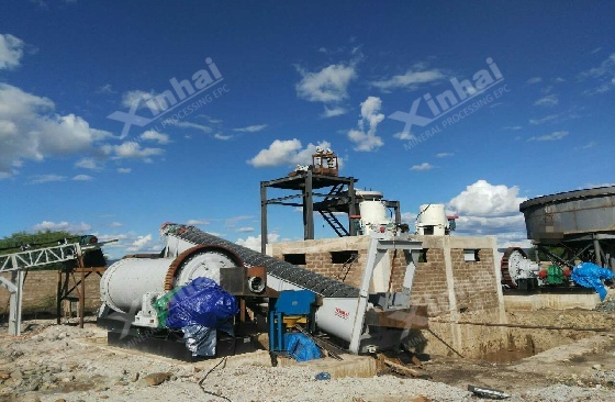 Tanzanian-gold-gravity-separation-ball-mill