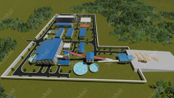 3D layout study of a beneficiation plant