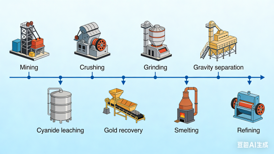 What Mineral Processing Machine Can Be Used for Nickel Production? Gold Processing Flow Chart