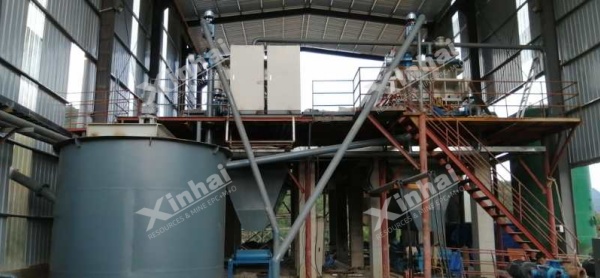 Tailings dry stacking project site Tailings dry stacking project site